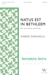 Natus est in Bethleem SA choral sheet music cover